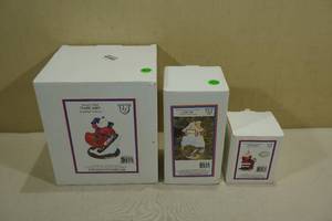 3 Memory Company Nascar Ornaments