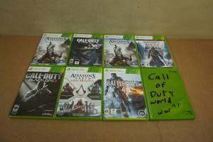 8 XBOX 360 Games -Call of Duty, Assassins Creed, Battle Field