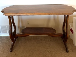 lot 20 image: Vintage Wooden Console Table