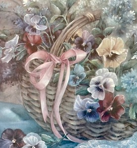 lot 32 image: Fine Floral Framed Print by Lena Liu