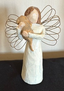 lot 57 image: 4 Willow Tree Figurines