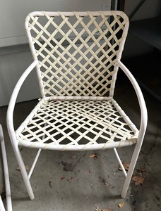 lot 106 image: Three Vintage Charming Patio Chairs