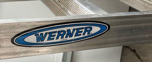 lot 110 image: Werner 6 Foot Metal Ladder