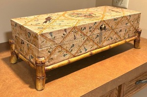 lot 193 image: Fine Decorative Footed Box by Sarreid Ltd