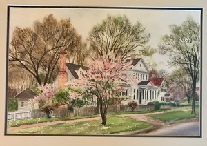 lot 137 image: Beautiful Vintage Framed Print