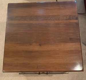 lot 209 image: Vintage Wood End Table