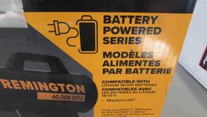 Remington Battery Powered Forced Air Heater