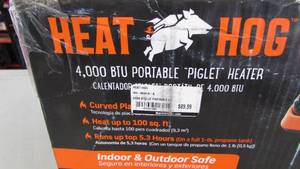 Heat Hog 4000BTU Portable Piglet Heater