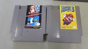 Nintendo with Games, Gun and Controller