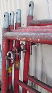 (2) Sets of Narrow 5 Scaffolding with (4) X Braces