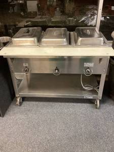 lot 4 image: Aerohot EP303M 3 Well Steam Table 2004