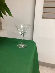 lot 22 image: LOT OF 244, Martini Glasses