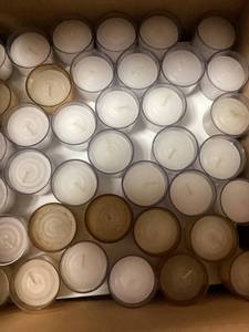lot 41 image: LOT OF 118, Tea Light Candles