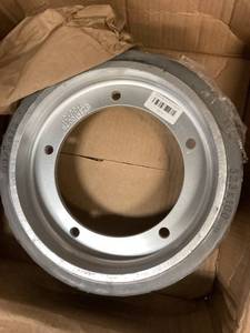 lot 60 image: LOT OF 3, Scissor Lift Wheels