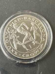 1992 Gibraltar Crown Barcelona Olympics Coin