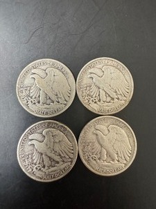 19401941 Lot of 4 Mixed dates of Walking Liberty Half Dollar