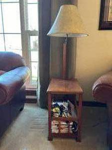 Light Magazine End Table