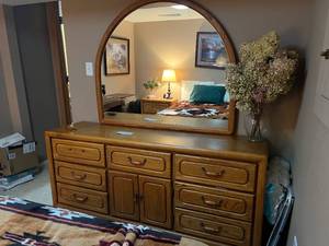 Dresser Round Mirror