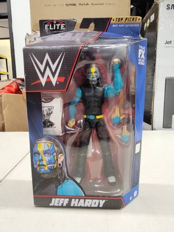 lot 251 image: WWE Jeff Hardy Elite Collection Wrestler Engima Superstar Action Figure Mattel - NEW