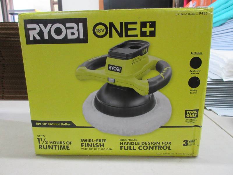 Ryobi p435 one+ 2500 rpm cordless orbital discount buffer