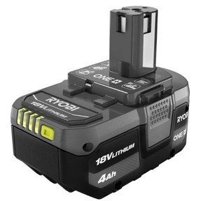 lot 21 image: Ryobi PBP005 ONE 18V Lithium-Ion 4.0 Ah Battery - NEW