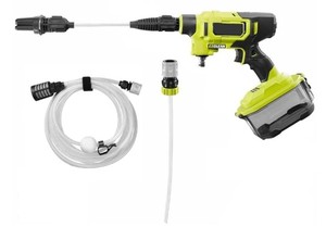 lot 31 image: ONE HP 18V Brushless EZClean 600 PSI 0.7 GPM Cordless Cold Water Power Cleaner (Tool Only) - Slightly Used, Works