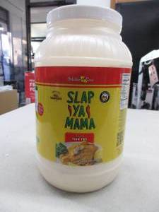lot 69 image: Walker & Sons Slap Ya Mama Cajun Fish Fry, 88 Ounce, Fell of Rack and Broke Seal, NEW Best By Date 06052024