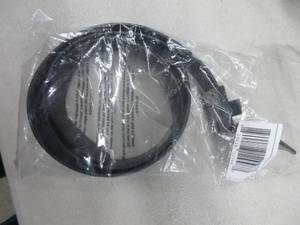 lot 82 image: Nike Golf Mens Swoosh Laser Loop Belt, NIKBELT-4002-BLKBRN-34, Sz 34 New (Manufacture Defect, Swoosh not stamped on buckle).