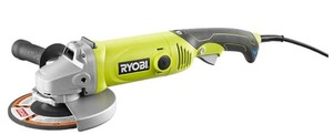 lot 94 image: RYOBI 7 in. 10 Amp Angle Grinder, AG701 - Slightly Used, Cord is Cut, Works when connection is made, but needs to be fixed.
