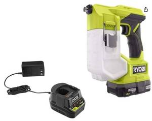 lot 88 image: Ryobi One 18V Cordless Handheld Sprayer Kit with (1) 1.5 Ah Battery and Charger, Tested, Works, NEW
