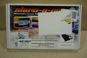 lot 103 image: Show-N-Go Manual Retractable License Plate