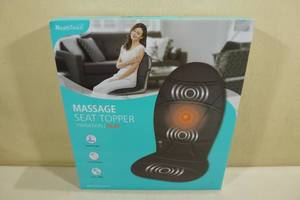 lot 105 image: Health Touch Massage Seat Topper with Heat