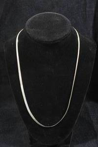 lot 143 image: Herringbone Necklace - Sterling Silver
