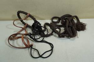 lot 175A image: Professionals Choice Bridle with Woven Nylon Neck Reins