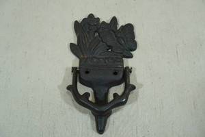 lot 184 image: Cast Iron Butterfly Door Knocker