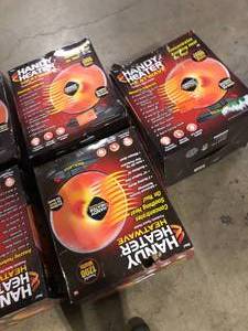 Lot of 5 1200-Watt Oscillating Parabolic Heater Customer Returns See Pictures