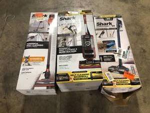 Lot of Assorted Shark Vacuums Various Models and Conditions Customer Returns See Pictures