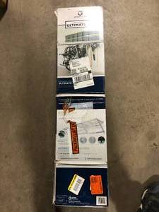 Garage Essentials 96 in. W Ultimate Shelf and Track Storage System   Customer Returns See Pictures