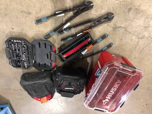 Lot of Assorted Husky Tools and  Hardware Various Models and Conditions Customer Returns See Pictures