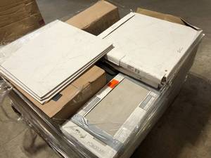 Pallet of Mixed Assorted Flooring Various Models and Conditions  Customer Returns See Pictures