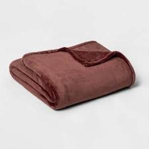 lot 2 image: Microplush Bed Blanket - Threshold-Berry