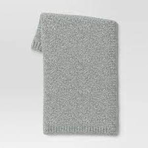 lot 7 image: Cozy Knit Throw Blanket - Threshold-Light Green