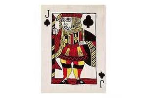 lot 22 image: Jack of Clubs Print Throw Blanket - Rowing Blazers-50 x 60