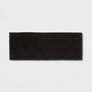 lot 25 image: Antimicrobial Bath Rug - Threshold-Washed Black