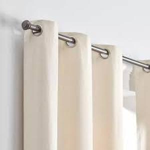lot 36 image: 1pc Blackout Windsor Curtain Panel - Eclipse-42W x 63L-Cream