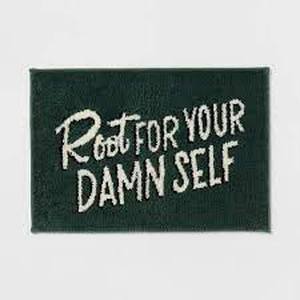 lot 73 image: 20x30 Bath Rug Green - Room Essentials-Root For Your Damn Self