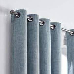 lot 86 image: 1pc Blackout Rowland Curtain Panel - Eclipse-52W x 84L-Blue