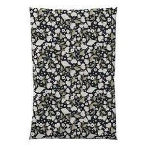 lot 103 image: 72x48 Reversible Microfiber Cover for Weighted Blanket - Room Essentials-BlackIvory Floral