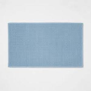 lot 150 image: 20x34 Antimicrobial Bath Mat - Threshold-Blue