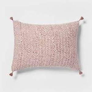 lot 151 image: Set of 2 Boho Reversible Matelasse Swirl Quilt Sham Purple - Threshold-Purple